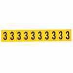 Brady 1530-3 15 Series Number & Letter Card Turkey