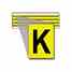 Brady 3400-K 34 Series Number & Letter Card Turkey