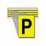 Brady 3400-P 34 Series Number & Letter Card Turkey