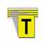 Brady 3400-T 34 Series Number & Letter Card Turkey