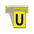 Brady 3400-U 34 Series Number & Letter Card Turkey