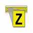 Brady 3400-Z 34 Series Number & Letter Card Turkey