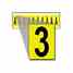 Brady 3430-3 34 Series Number & Letter Card Turkey