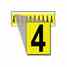 Brady 3430-4 34 Series Number & Letter Card Turkey