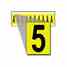 Brady 3430-5 34 Series Number & Letter Card Turkey
