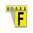 Brady 3460-F 34 Series Number & Letter Card Turkey