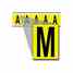 Brady 3460-M 34 Series Number & Letter Card Turkey