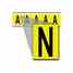 Brady 3460-N 34 Series Number & Letter Card Turkey