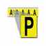Brady 3460-P 34 Series Number & Letter Card Turkey