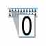 Brady 9712-0 97 Series Number & Letter Card Turkey