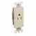 Leviton 16241-I Ivory Recept Pkd Turkey