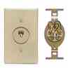 Leviton 40201-I Jack 625b Round 4c Iv Turkey
