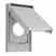 Leviton 4980-GY Vert Otdr Cvr Plt Turkey