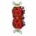 Leviton 5242-R Sm Duplex Recept Turkey
