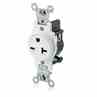 Leviton 5821-W Single Receptacle Turkey