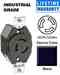 Leviton 7310-B Locking Receptacle Turkey