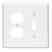 Leviton 80505-W Combo Wallplate Turkey