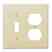 Leviton 80705-I Combo Wallplate Turkey