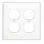 Leviton 80716-W Duplex Wallplate Turkey