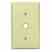 Leviton 80718-GY Phone/Cable Wallplate Turkey
