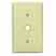 Leviton 80718-I Phone/Cable Wallplate Turkey