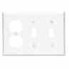 Leviton 80721-W Comb Wallplate Turkey