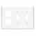 Leviton 88021 Comb Wallplate Turkey