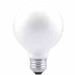 Philips Lighting 40G25 / W 120V 12 / 1 40G25/W 120V 12/1 40 Watt Incandescent Bulb White Globe Turkey