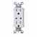 Leviton WSG15-TDZ Wireless Split Duplex Receptacle Turkey