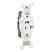 Leviton 8310-W Narrow Single Receptacle Turkey