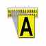 Brady 1520-A 15 Series Number & Letter Card Turkey