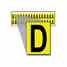 Brady 1520-D 15 Series Number & Letter Card Turkey