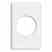 Leviton 80728-I Power Outlet Wallplate Turkey