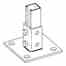 Cooper B-line B280SQZN Cooper B-Line  Strut Post Base Turkey