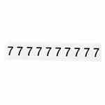 Brady 9713-7 97 Series Number & Letter Card Turkey