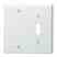 Leviton 88006 Combo Wallplate Turkey