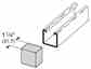 Cooper B-line B822BLK Cooper B-Line  Channel Safety End Cap Turkey