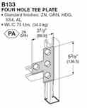 Cooper B-line B133ZN Cooper B-Line  Tee Plate Turkey