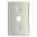 Leviton 84037-40 Phone/Cable Wallplate Turkey
