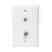 Leviton 40258-I W/plt 625d 6p6c/fcon Iv Turkey