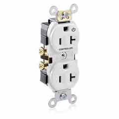 Leviton CR0201PW 20 Amp Duplex Receptacle Turkey