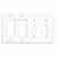 Leviton P2262-I Comb Wallplate Turkey