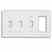 Leviton P326-W Comb Wallplate Turkey