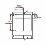 Brady WML-205-292-2S Wml Turkey