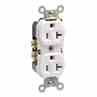 Leviton BR20-W 20A Duplex Receptacle Turkey