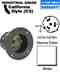 Leviton CS637-5 Locking Flanged Inlet Turkey