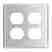 Leviton 83016 Duplex Wallplate Turkey
