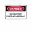 Brady 88185 Machine & Operational Sign Turkey