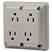 Leviton 1254-W 4 In 1 Recept Turkey