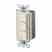 Leviton 1755-A 15 Amp Decora Three Combination Switch Turkey